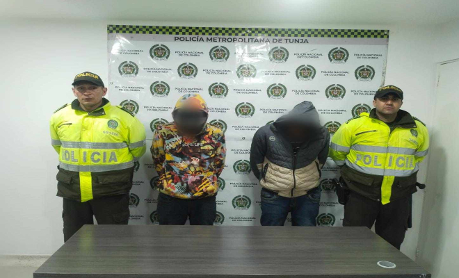 Captura de dos personas que iniciaron incendio en Tunja