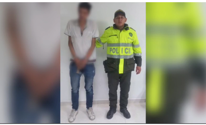 Gracias a la oportuna denuncia de la ciudadanía fue dejado a disposición de la autoridad competente