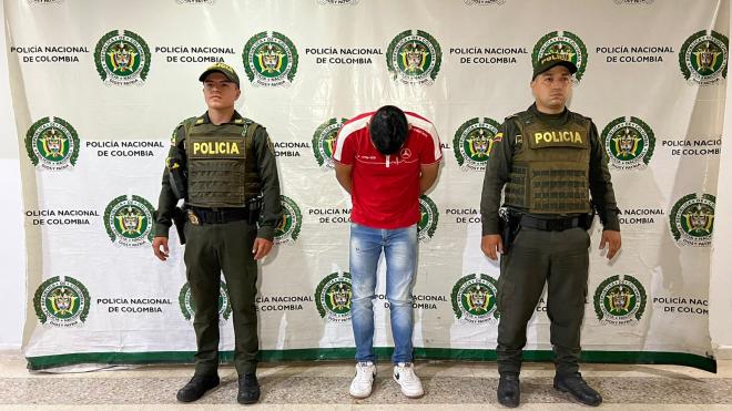 La Policía Metropolitana de Neiva logra la captura por orden judicial de un sujeto en la comuna ocho