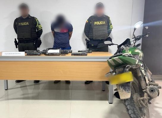 10 kilos de clorhidrato de cocaína fueron incautados en la vía que de Sardinata 