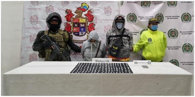 Capturados por porte de estupefacientes 