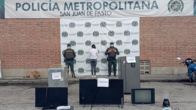 Policía recuperó 12 millones de pesos en mercancía hurtada.