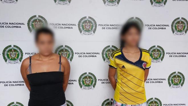 Dos mujeres fueron capturadas por el hurto a un taxista.