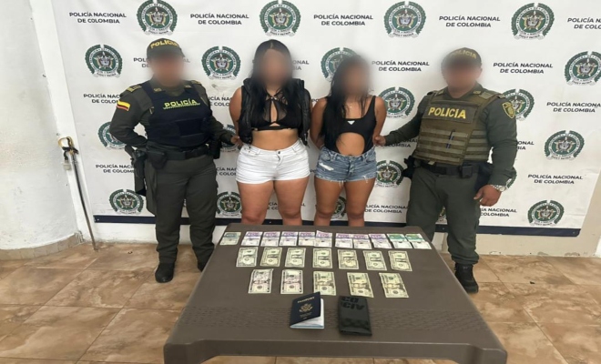 Policía captura dos mujeres y detiene a una adolescente por el hurto a dos extranjeros, empleando sustancias químicas