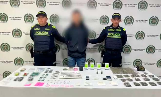 Capturado alias "NN", el zar de las drogas sintéticas en el barrio Ciudad Verde 
