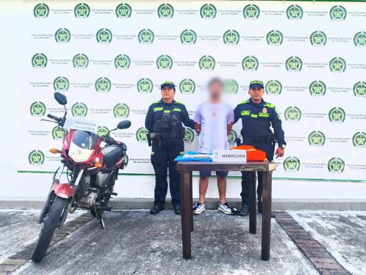 Tras evadir un control de motocicletas, fue capturado en un plan candado