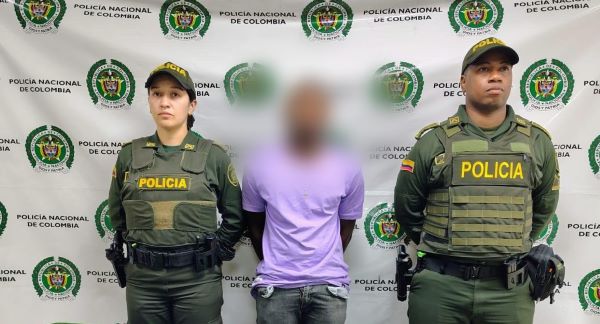 capturado con arma de fuego