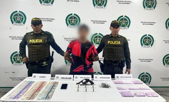 Hombre fue sorprendido en la terminal de transportes de Ibagué con droga sintética