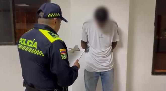 capturado en flagrancia por el delito de hurto