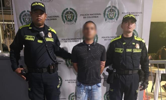 Capturado en el barrio Vergel 