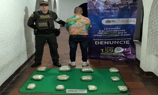 capturado en pamplona con base de coca