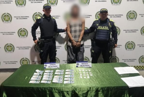 capturado expendedor de estupefacientes 