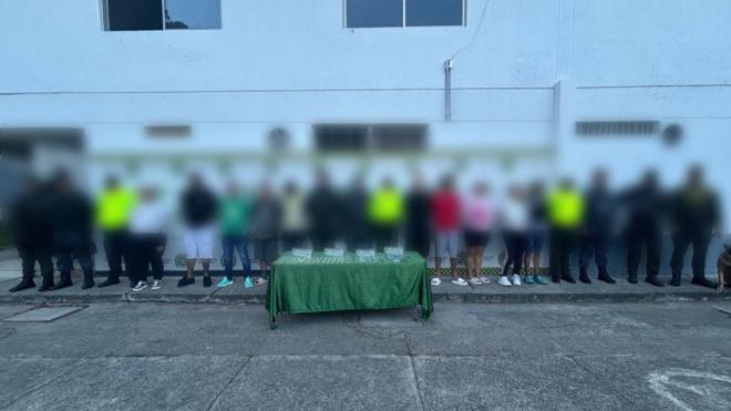 capturado grupo delincuencial La Inmaculada