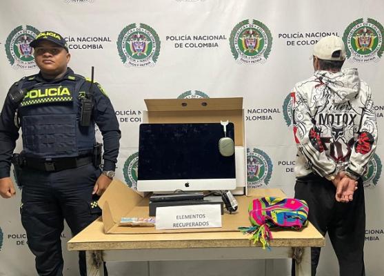 Capturado un hombre en Manizales por hurto