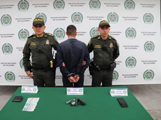 En una vereda de Manizales capturaron a un ciudadano por hurto