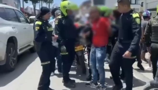 Capturado en flagrancia por la Policía Nacional, por el delito de hurto calificado