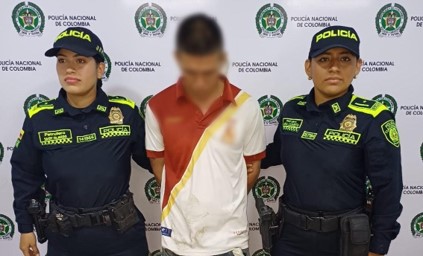 capturado en el barrio Diana Mileidy de Ibague