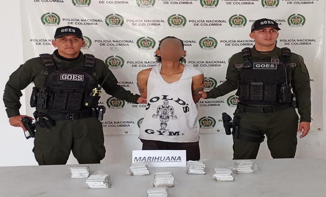 Capturado un hombre con 400 dosis de marihuana en Rivera