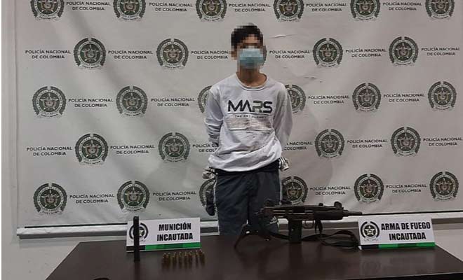 capturado con armas de fuego en belen