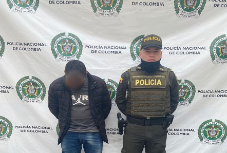 Capturado con arma de fuego 