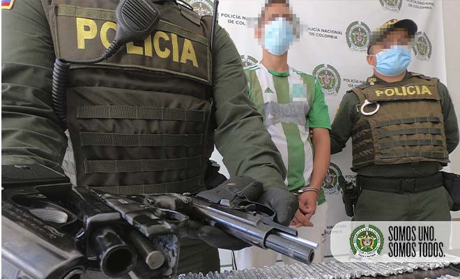 capturado por armas de fuego