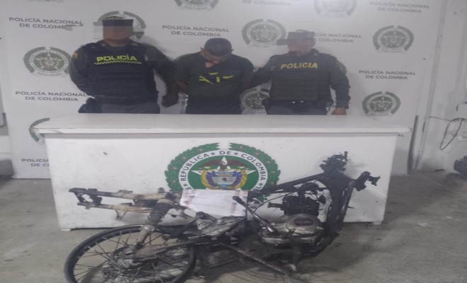 Gracias a la información oportuna de la ciudadanía a través de la línea de emergencias 123, se logró la captura en flagrancia de un ciudadano de 26 años de edad por el presunto delito de hurto