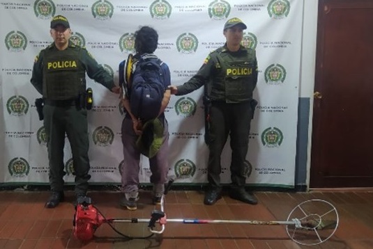 Hurto de una guadaña en Génova