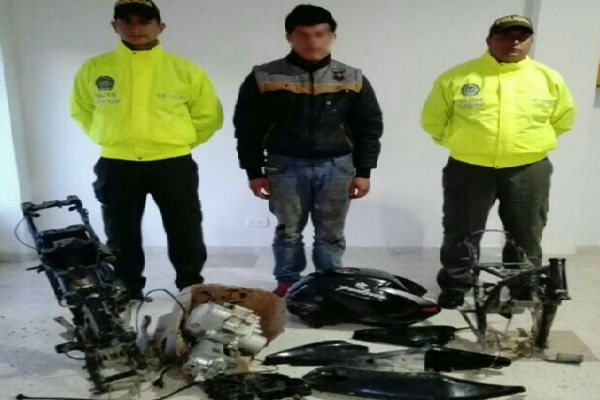 Capturado por falsedad marcaria y receptación