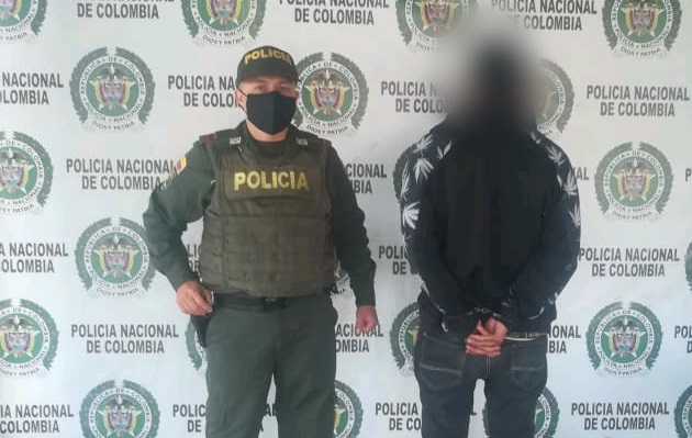 Capturamos a un hombre de 23 años de edad