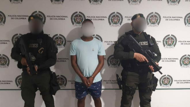 Capturado alias ‘cavenaghi’ quien hacia parte del cartel de siluetas de los más buscados de la Isla de San Andrés