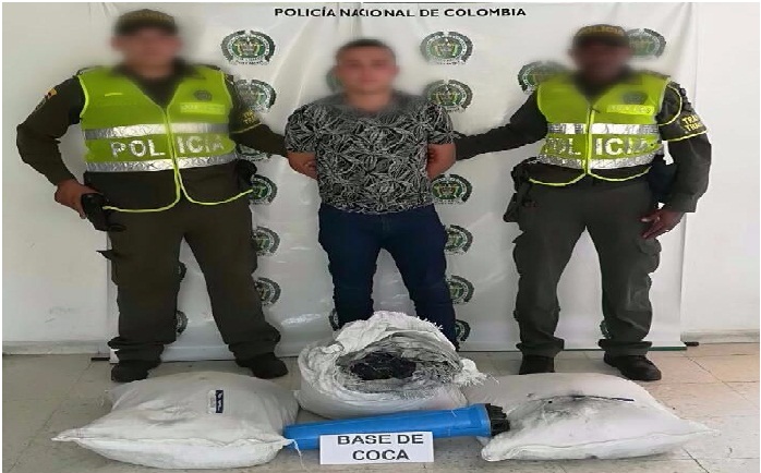 capturado-estupefaciente-base de coca-carbon mineral-algarrobo-cuadrante vial-transito-setra-magdalena-servicio publico