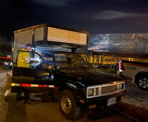 Durante el procedimiento fue capturada una persona e incautado el vehículo en el que se movilizaba