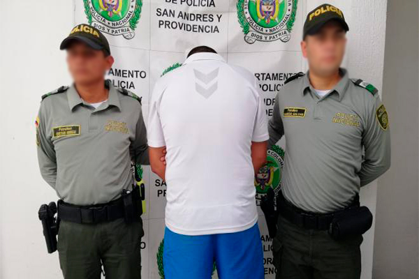 Capturado por el delito de acto sexual abusivo.