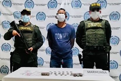 Capturado en la manzana 39 invasión Brisas de La Popa