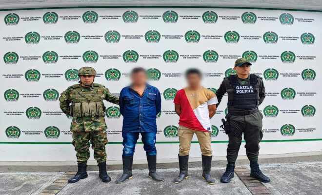 GAULA de la Policía Tolima logró la captura de dos sujetos por el delito de extorsión