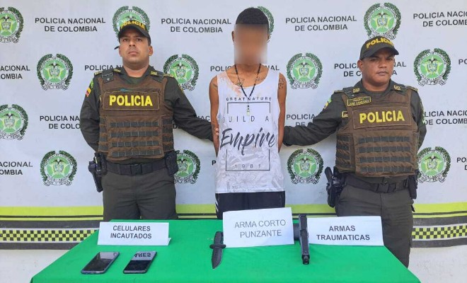 Capturado por el delito de hurto a persona