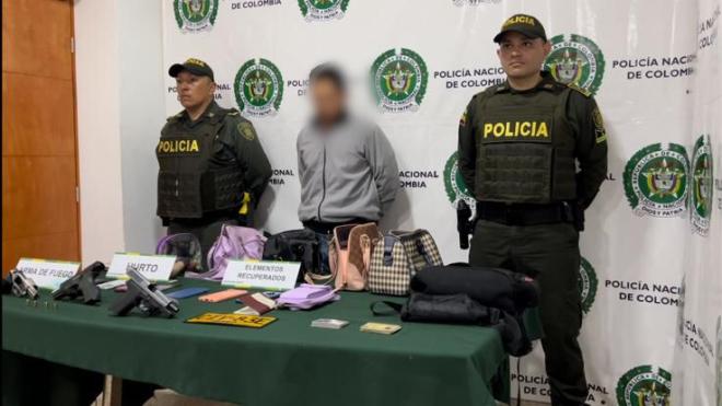 Capturamos a un hombre por el delito de hurto 