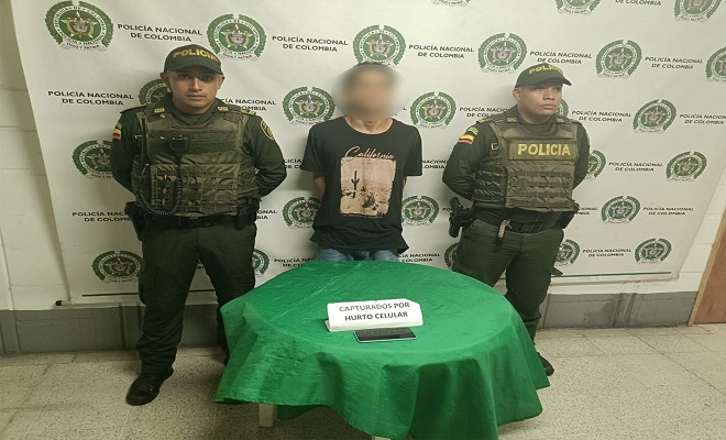 En flagrancia es capturado un hombre por el delito de hurto calificado y agravado