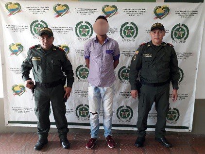 persona caprurada municipio de San Antero