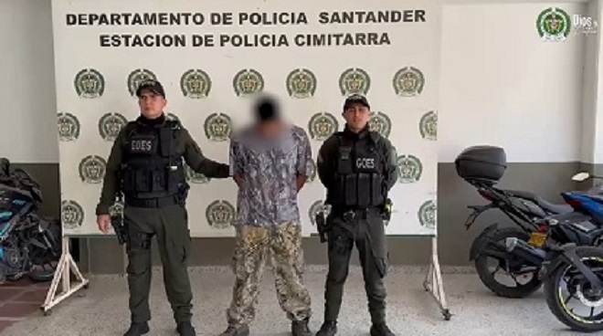 Capturado alias “Johan” uno de los más buscados en el Magdalena Medio. 