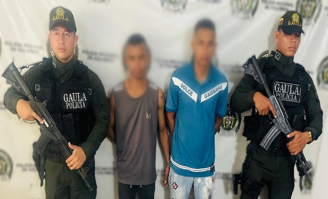 Capturados en Fundación, alias ‘Jenner’ y alias ‘Jonathan’ presuntos integrantes de los 'Primos'
