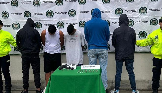 capturados alias Pestañas y alias Duvan