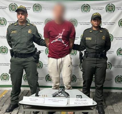 Capturado en flagrancia por homicidio en Cerrito, Valle 