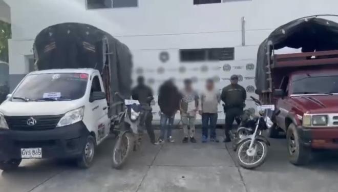 Tres personas fueron capturadas en flagrancia