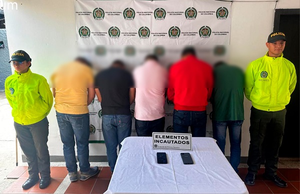 Fueron capturados en el municipio de cimitarra 