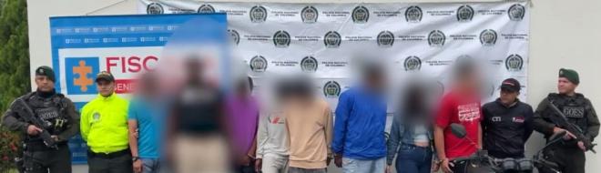 capturados integrantes del grupo delincuencial Los Rápidos 