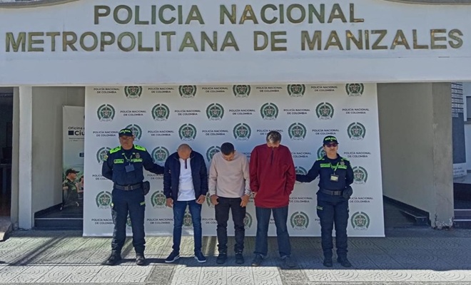 Manizales desmantela banda de ladrones de residencias 