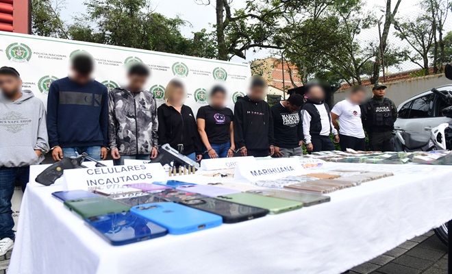 Capturados 11 integrantes del grupo delincuencial “Los del Alto” en operación contra el multicrimen