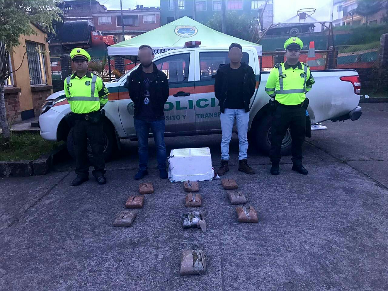 Capturados con marihuana en Sutatenza