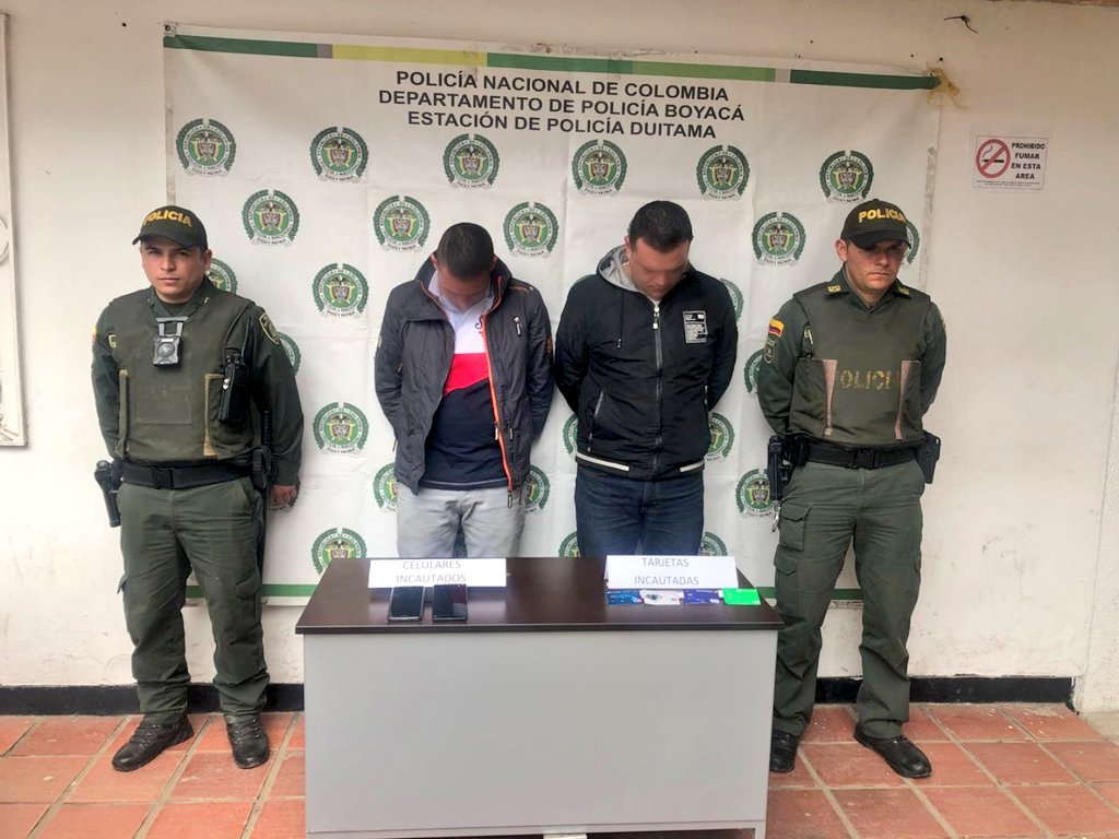 Capturados presuntos delincuentes que hurtaban tarjetas de crédito y débito 